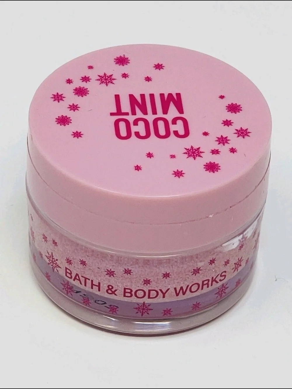 Bath & Body Works Coco Mint Exfoliating Lip Scrub - Pink